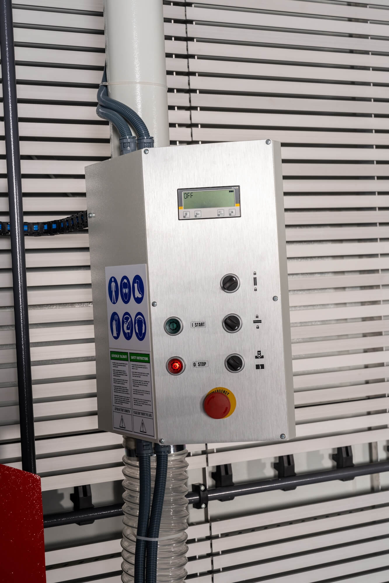 Quadro comandi MAKK CPM-D2B (2024) Quadro comandi sezionatrice verticale MAKK CPM-D2B (2024)
